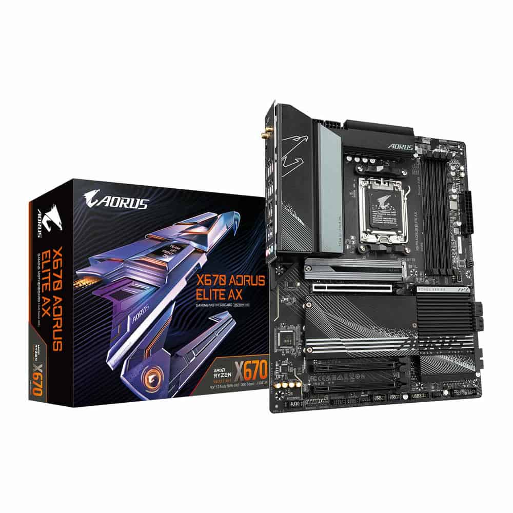 (image for) Gigabyte AMD X670 AORUS ELITE AX DDR5 ATX Motherboard